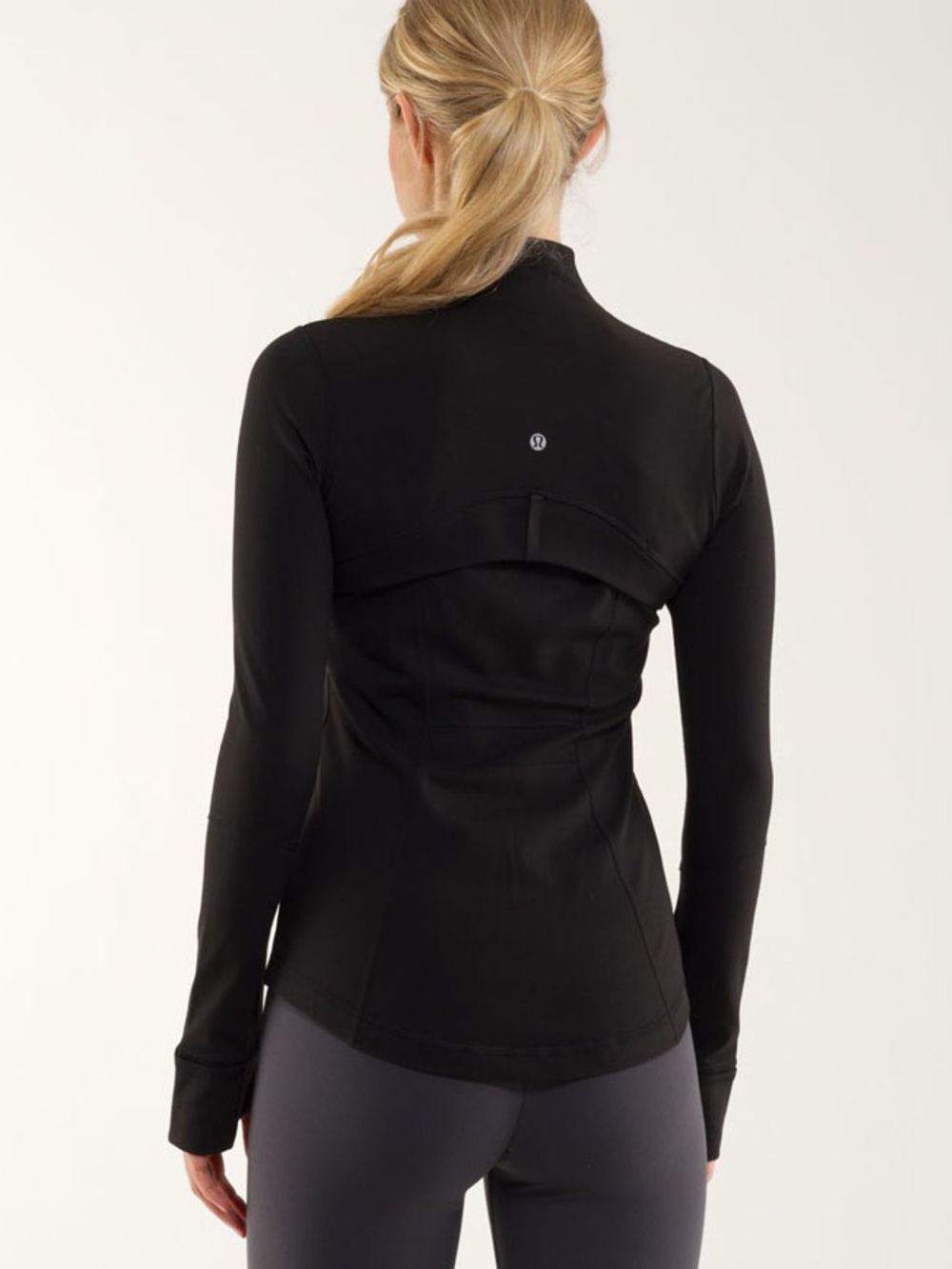 lululemon athletica define size 6 *nulu Black Long-Sleeve Athletic Jacket